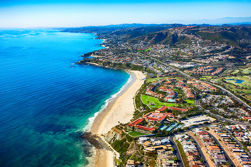 Orange County Coastline Aerial