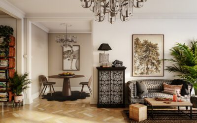 Elegant Vintage Living Room with Classic Décor and Cozy Atmosphere