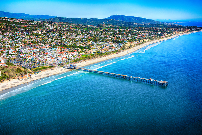 Aerial View of San Clemente California